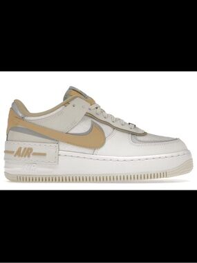 Nike Air Force 1 Low Shadow Sail Tan Women’s Size 6.5